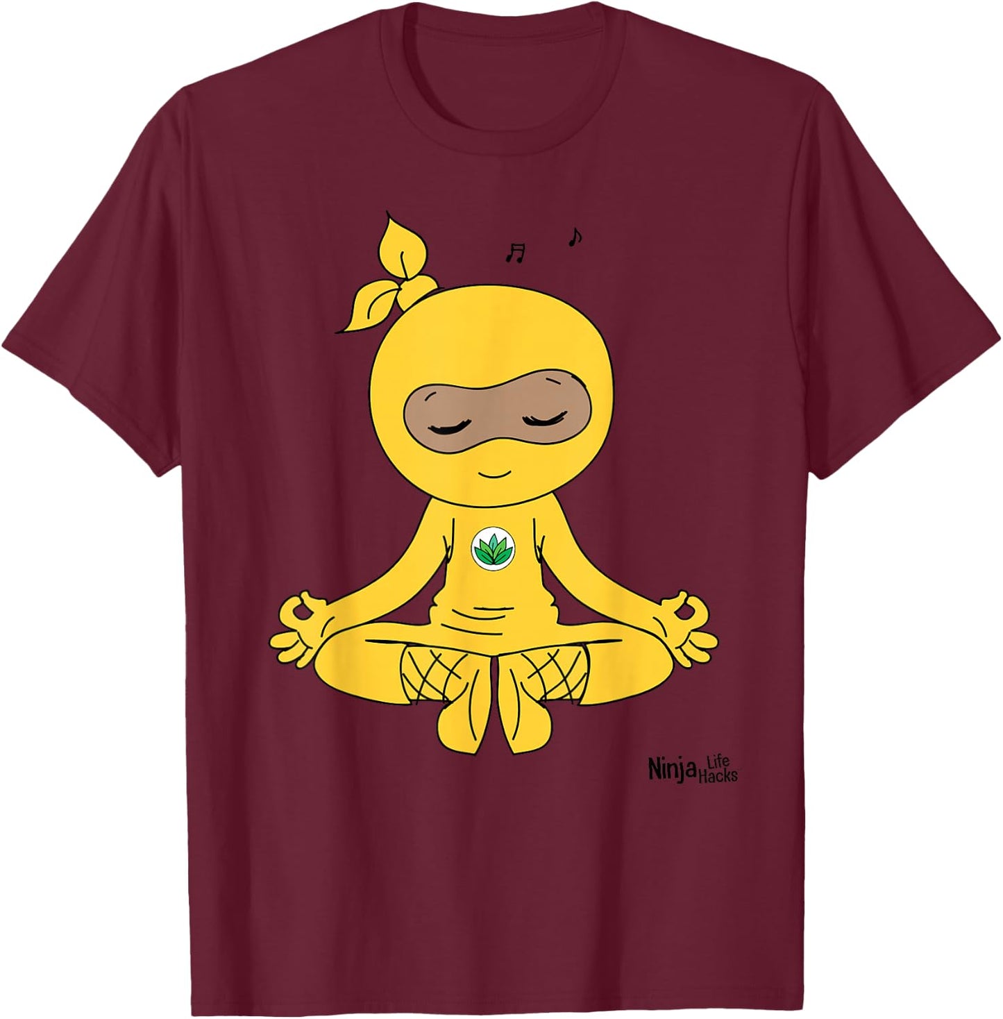 Calm Ninja T-Shirt - T-Shirt | Maroon