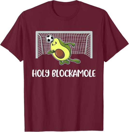 Holy Blockamole Soccer T-Shirt - T-Shirt | Maroon