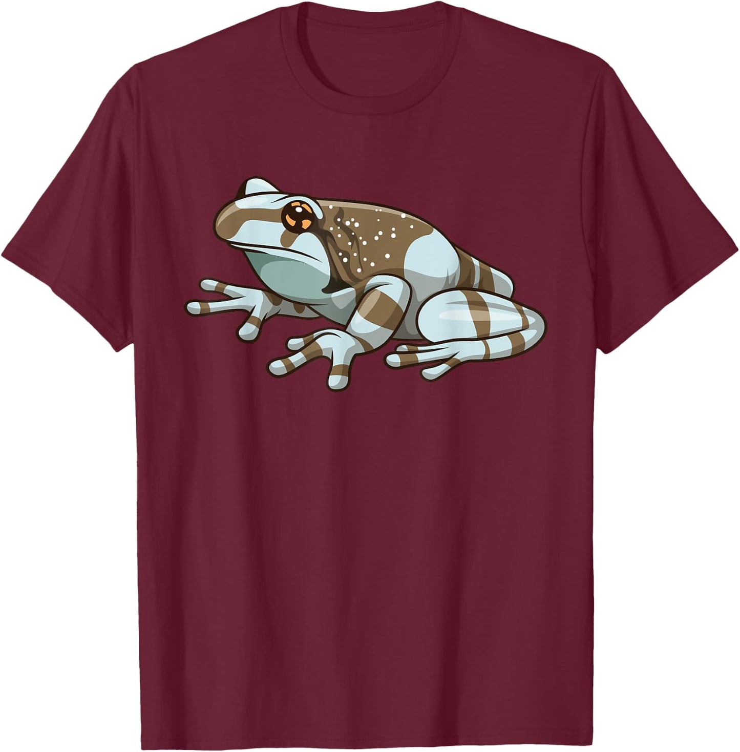 Amazon Milk Frog Funny Realistic Amazon Milk Frog T-Shirt - T-Shirt | Maroon