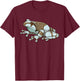 Amazon Milk Frog Funny Realistic Amazon Milk Frog T-Shirt - T-Shirt | Maroon