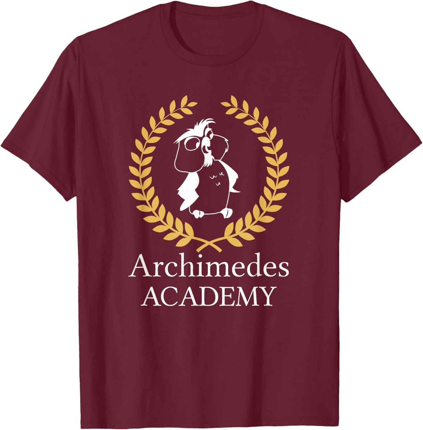 Archimedes Owl Academy the Best Graduation Gifts T-Shirt - T-Shirt | Maroon