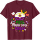 MDS Mardi Gras Nurse Crew Family Group Nursing Lovers T-Shirt - T-Shirt | Maroon