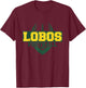 Longview Lobos Football T-Shirt - T-Shirt | Maroon