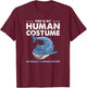 This Is My Human Costume Whale Shark T-Shirt - T-Shirt | Maroon
