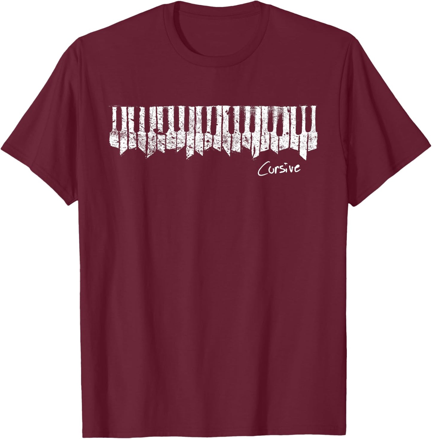 Cursive - The Ugly Organ T-Shirt - T-Shirt | Maroon