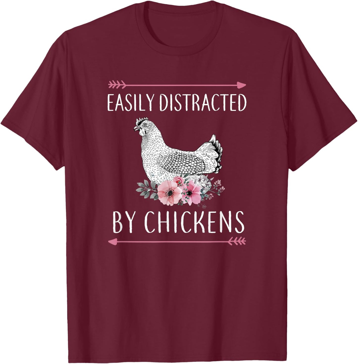 Chicken Shirt Funny Chicken Lover T-Shirt - T-Shirt | Maroon