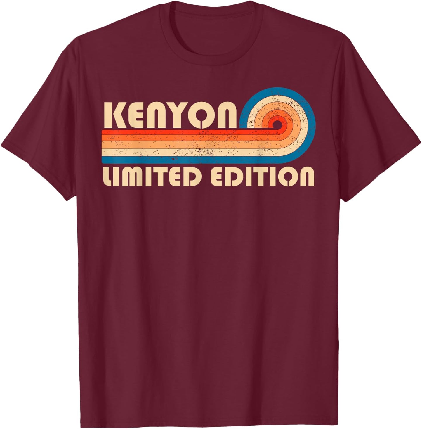 KENYON Surname Retro Vintage 80s 90s Birthday Reunion T-Shirt - T-Shirt | Maroon