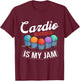 Cardio Drumming Is My Jam Gym Fitness Class Workout T-Shirt - T-Shirt | Maroon