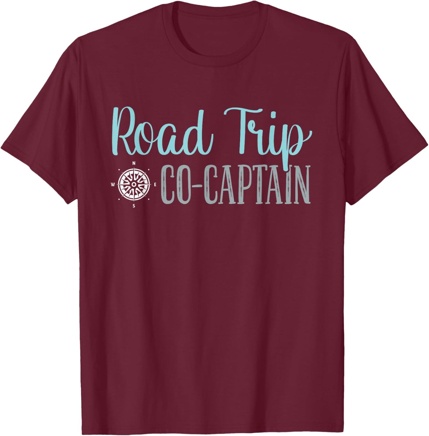 Road Trip Co Captain Road Trip T-Shirt - T-Shirt | Maroon