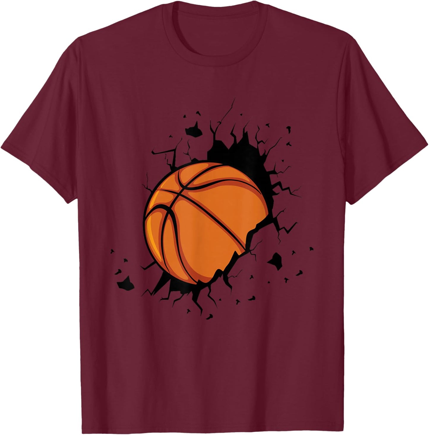 Basketball Players Basketball Team Graphic Sports Basketball T-Shirt - T-Shirt | Maroon