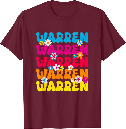 70s Warren T-Shirt - T-Shirt | Maroon