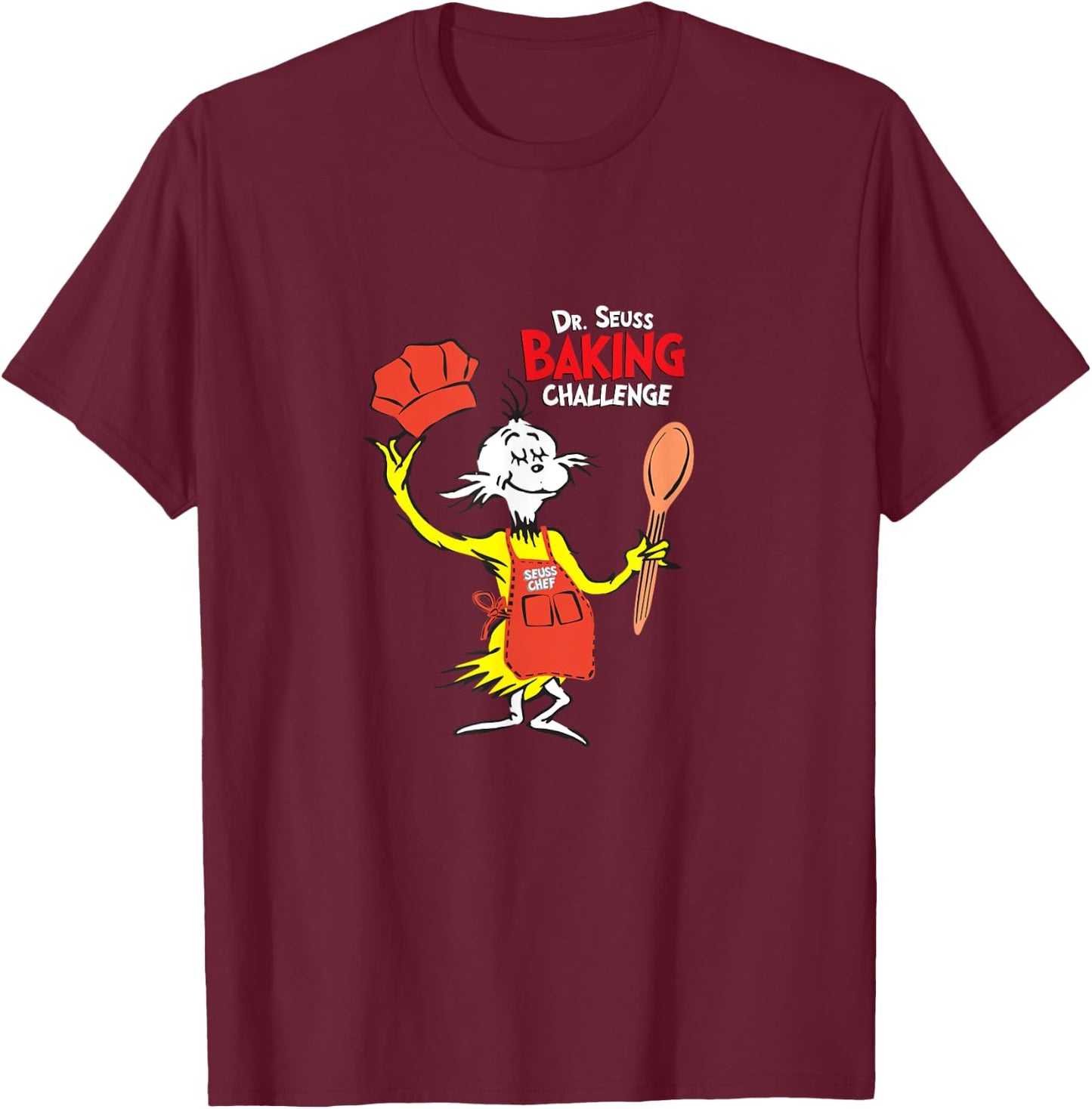 Dr. Seuss Baking Challenge Sam I am T-Shirt - T-Shirt | Maroon
