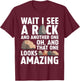 Funny Rock Collector Art Women Kids Geology Lover T-Shirt - T-Shirt | Maroon
