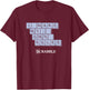 Scrabble I Make My Own Rules Vintage Letter Tile Logo T-Shirt - T-Shirt | Maroon