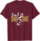 Band Mom Leopard Print Musical Marching Band Mother's Day T-Shirt - T-Shirt | Maroon