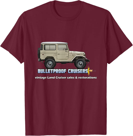 Costa Rica Off-Road 4x4 Vintage 4 Wheel Drive Muddy Cruiser T-Shirt - T-Shirt | Maroon