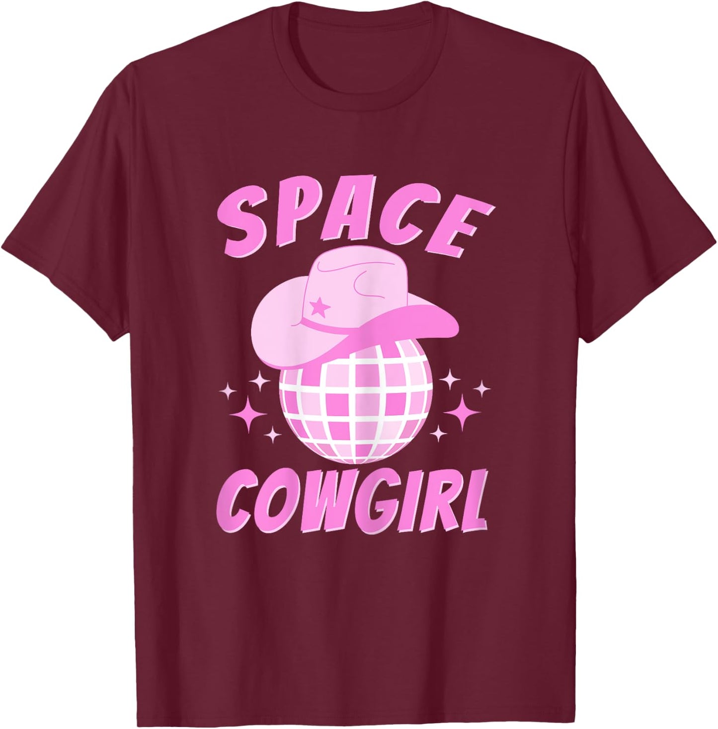 Space Cowgirl T-Shirt - T-Shirt | Maroon