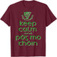 Keep Calm and Pog Mo Thoin St Patrick's Day Irish Funny T-Shirt - T-Shirt | Maroon