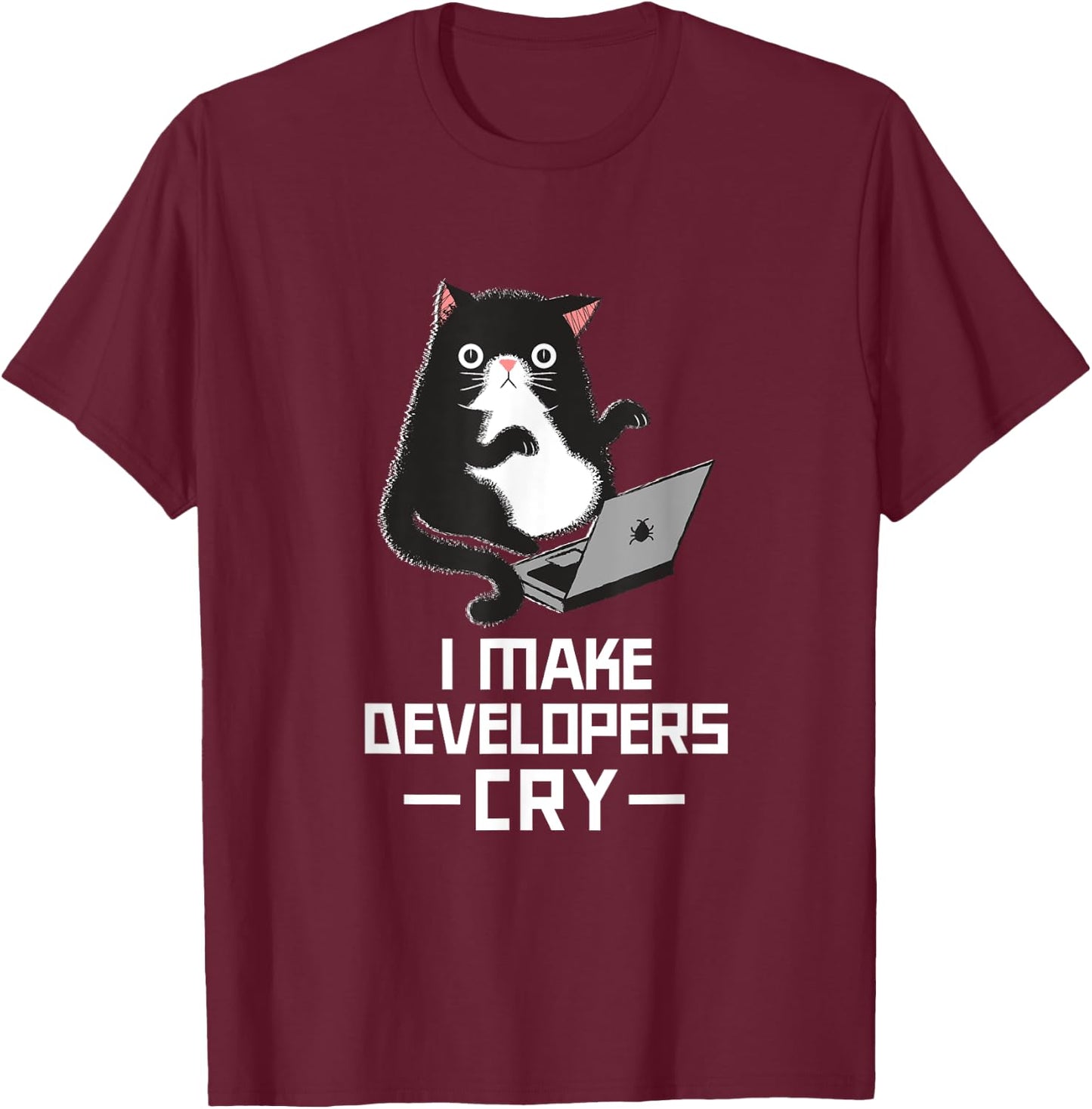 Funny QA Shirt IT Shirt QA Merch for QA Engineer QA Tester T-Shirt - T-Shirt | Maroon