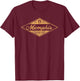 Retro Memphis Tennessee Guitar Rock Music Souvenir Graphic T-Shirt - T-Shirt | Maroon
