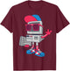 Cool Robot Design Funny Kids Boys Girls Robotics Bot Lovers T-Shirt - T-Shirt | Maroon