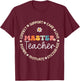 Master Teacher Appreciation Week Back to School Men Women Kids T-Shirt - T-Shirt | Maroon