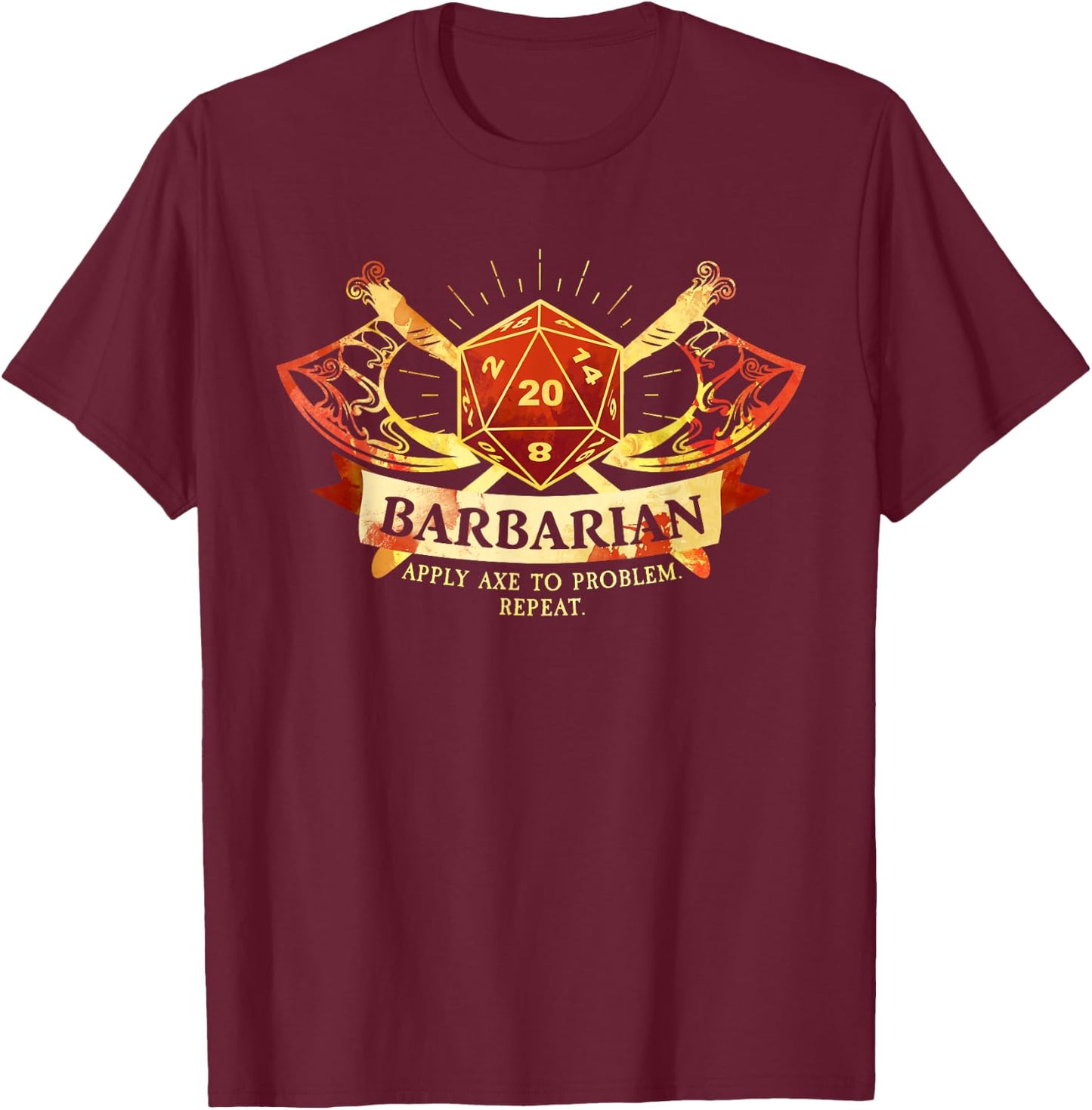 Barbarian T-Shirt - T-Shirt | Maroon