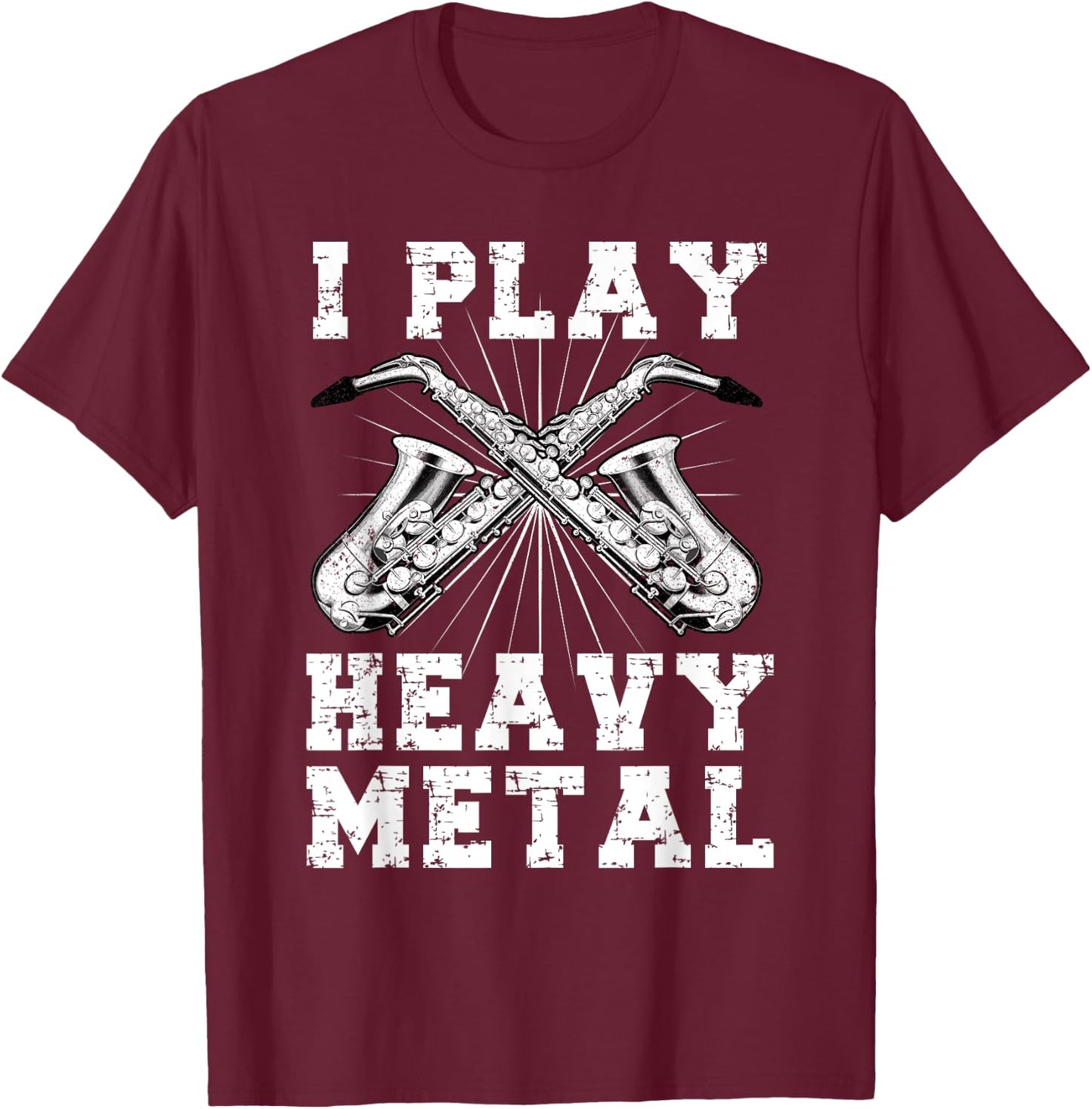 Cool Saxophonist Art Women Musician Saxophone Player T-Shirt - T-Shirt | Maroon