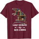 easily distracted by Rats and Books nerds Bookwarms Rodents T-Shirt - T-Shirt | Maroon