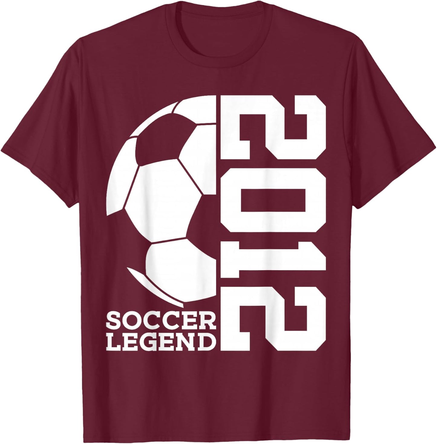 Soccer Legend 2012 14th Birthday T-Shirt - T-Shirt | Maroon