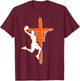 Christian basketball jesus christ basketball religious funny T-Shirt - T-Shirt | Maroon