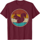 Squirrel Retro Vintage Men Women Kids Boys Girls Funny T-Shirt - T-Shirt | Maroon