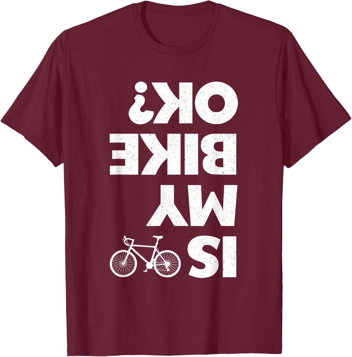 Funny Cycling Women Kids Bicycle Cyclist Bike Riding T-Shirt - T-Shirt | Maroon