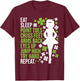 Eat Sleep Irish Dance - Irish Dancer Ceili Reel Dance Feis T-Shirt - T-Shirt | Maroon