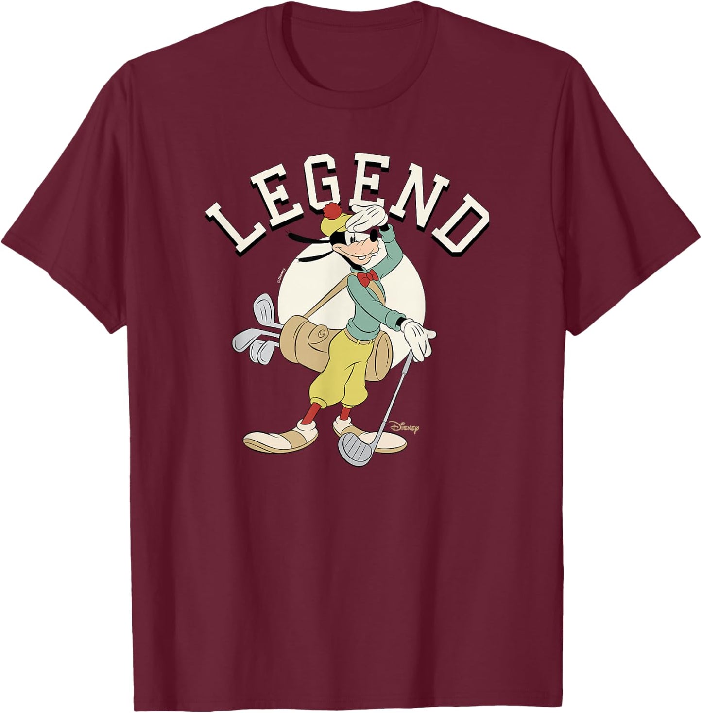 Disney - Legend Goofy T-Shirt - T-Shirt | Maroon