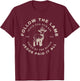 Vintage Follow The Lamb Jesus Paid It All Saved By The Blood T-Shirt - T-Shirt | Maroon