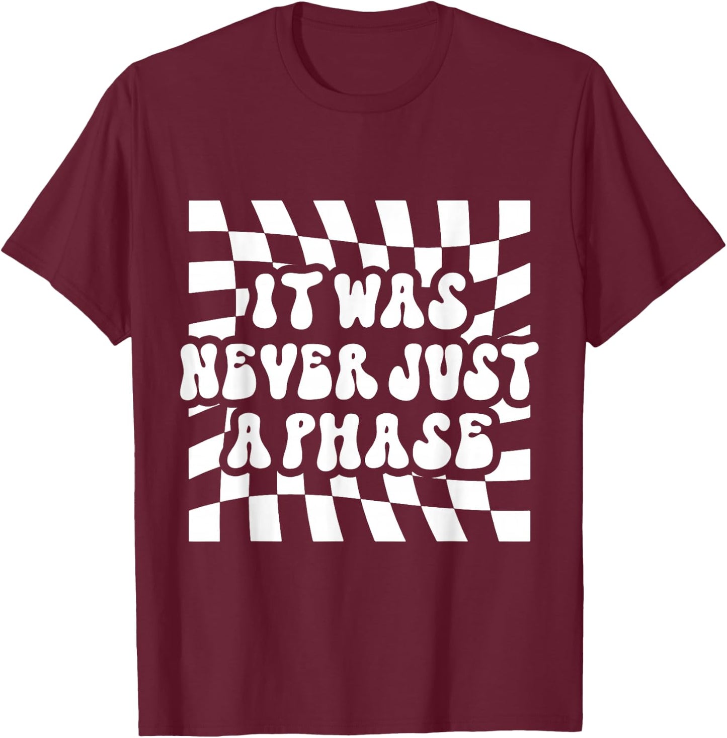 Emo Rock Just A Phase y2k 2000s Emo Ska Pop Punk Band Music T-Shirt - T-Shirt | Maroon