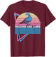 Pigeons Are Liars Pigeons Are Liars Retro T-Shirt - T-Shirt | Maroon