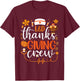 L&D Thanksgiving Nurse Crew Labor and Delivery Nurse Turkey T-Shirt - T-Shirt | Maroon
