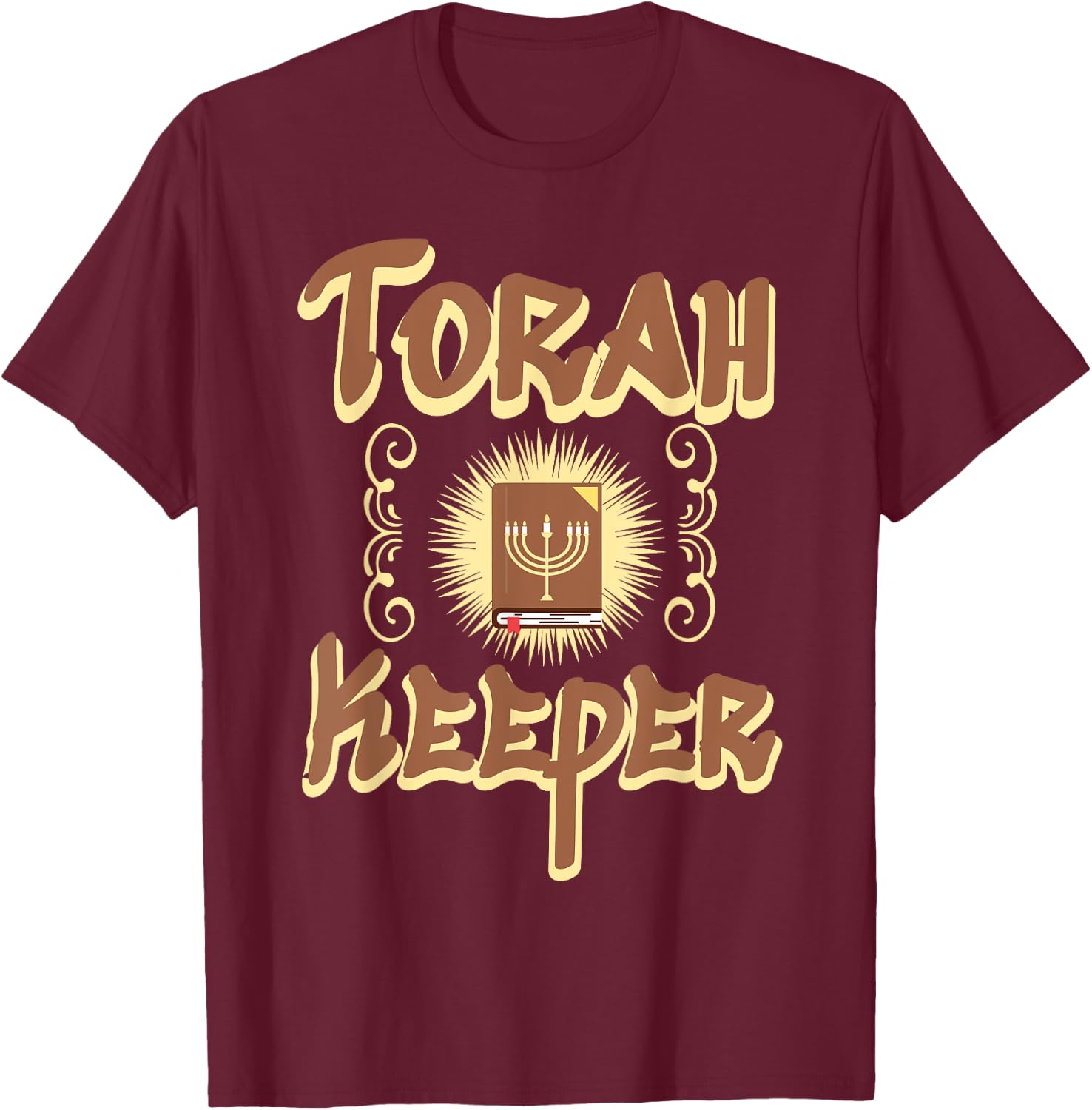 Hebrew Israelite Clothing Judah Yah Torah Keeper T-Shirt - T-Shirt | Maroon
