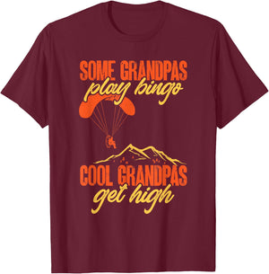 Parasol Flying Motorised Paraglider T-Shirt - T-Shirt | Maroon