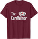 The Card Father Poker Game Cards Playing Dad Father's Dad T-Shirt - T-Shirt | Maroon