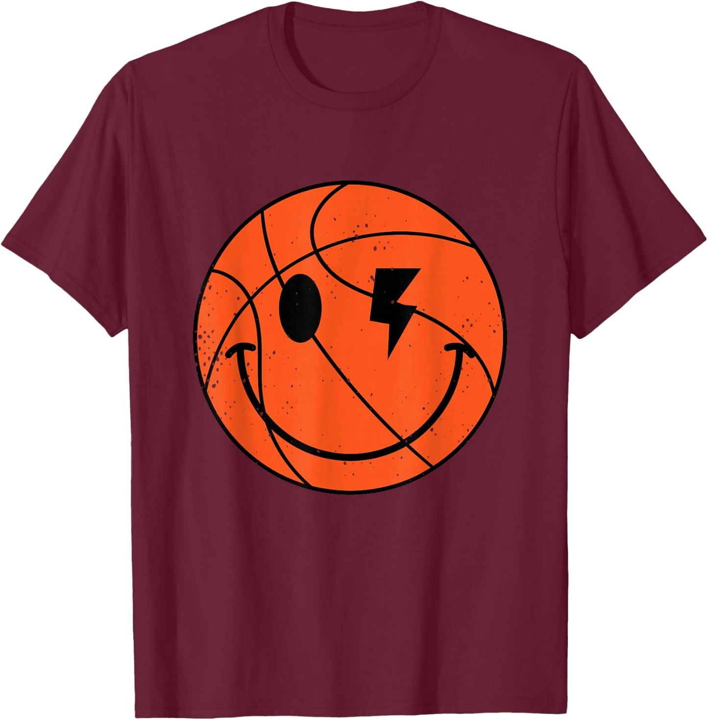 Cool Basketball for Boys Toddlers Men Women Girls Youth T-Shirt - T-Shirt | Maroon