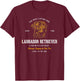Vintage Styled Retro Labrador Retriever T-Shirt - T-Shirt | Maroon