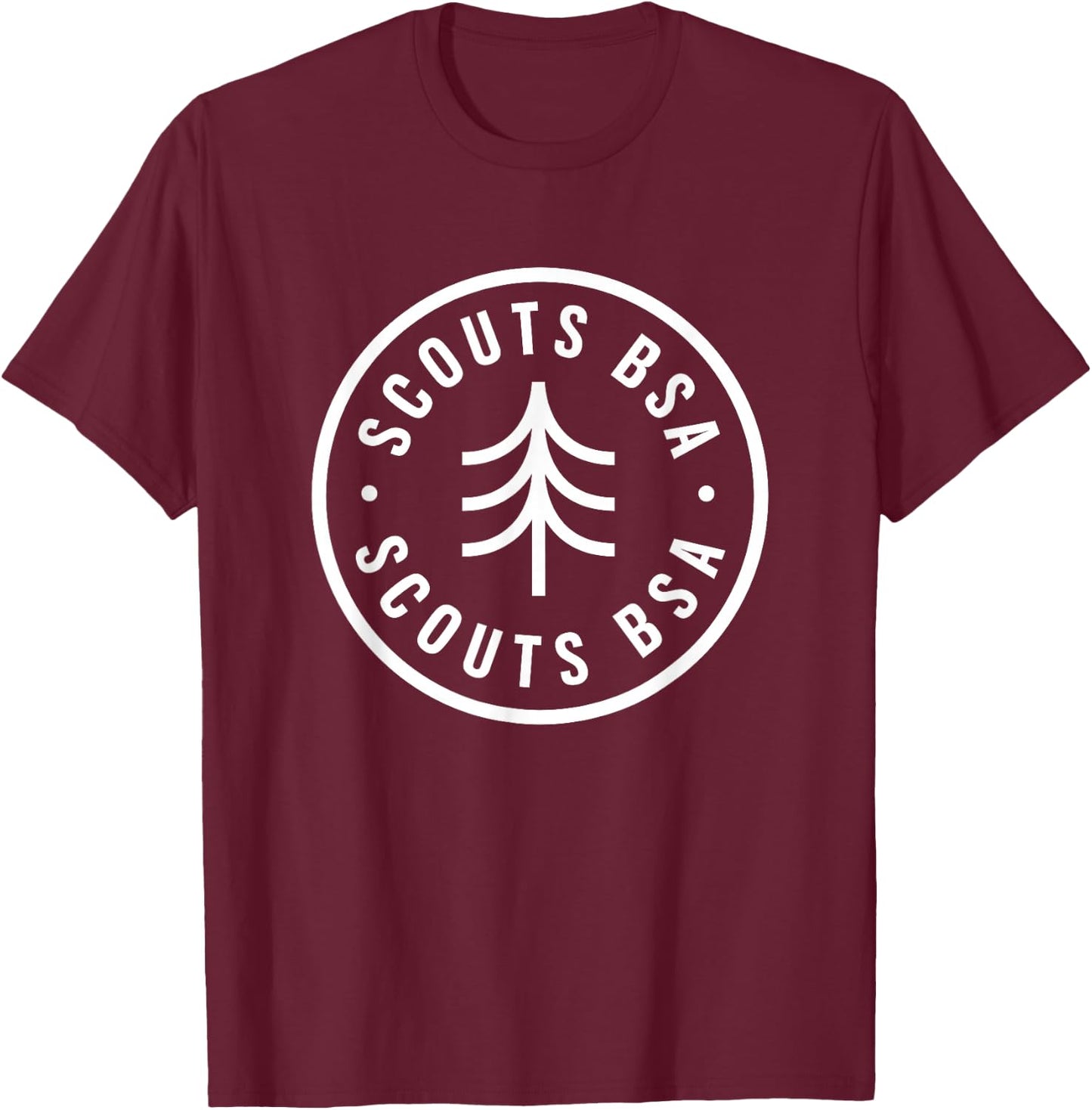 Scouts BSA Badge T-Shirt - T-Shirt | Maroon