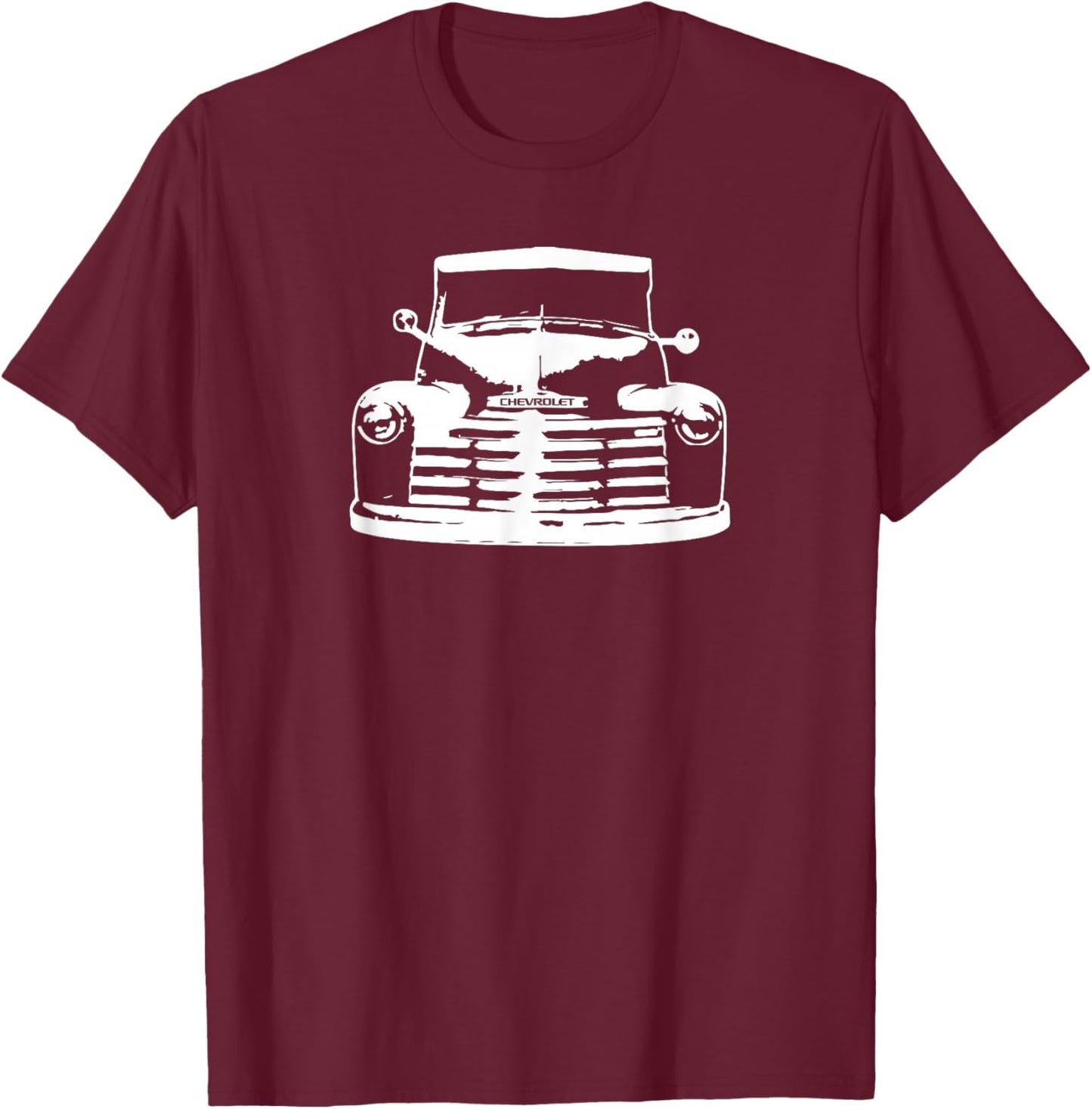 1952 Classic Pickup Truck Hot Rod Shirt T-Shirt - T-Shirt | Maroon