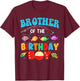 Brother Of The Birthday Boy Sea Fish Ocean Animals Aquarium T-Shirt - T-Shirt | Maroon