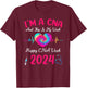 Tie Dye I'm A CNA This Is My Week Happy Nurse Week 2024 T-Shirt - T-Shirt | Maroon