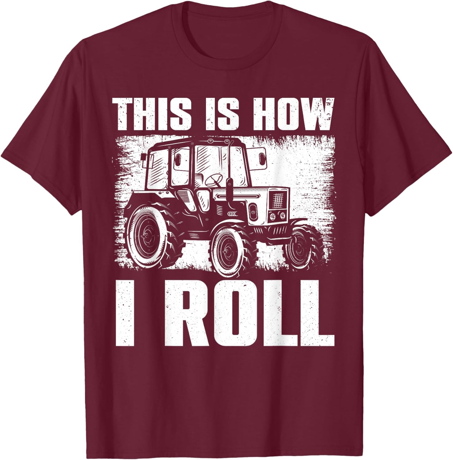 Cool Farming Tractor Art Women Tractor Lover Farmer T-Shirt - T-Shirt | Maroon