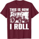 Cool Farming Tractor Art Women Tractor Lover Farmer T-Shirt - T-Shirt | Maroon